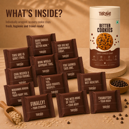 Oats Choco Chip | Sugar-Free, Butter-Made, No Maida