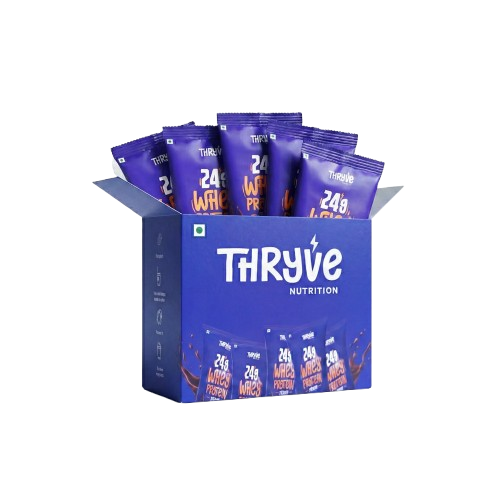Whey Protein Single Serving Sachet | 24g Protein | Chocolate Flavor