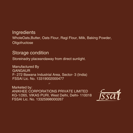Ragi Oats Cookies | No Added sugar, No Maida, Butter Made