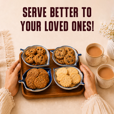 All 4 Flavours | Gift Pack | No Added Sugar, No Maida, Butter Made