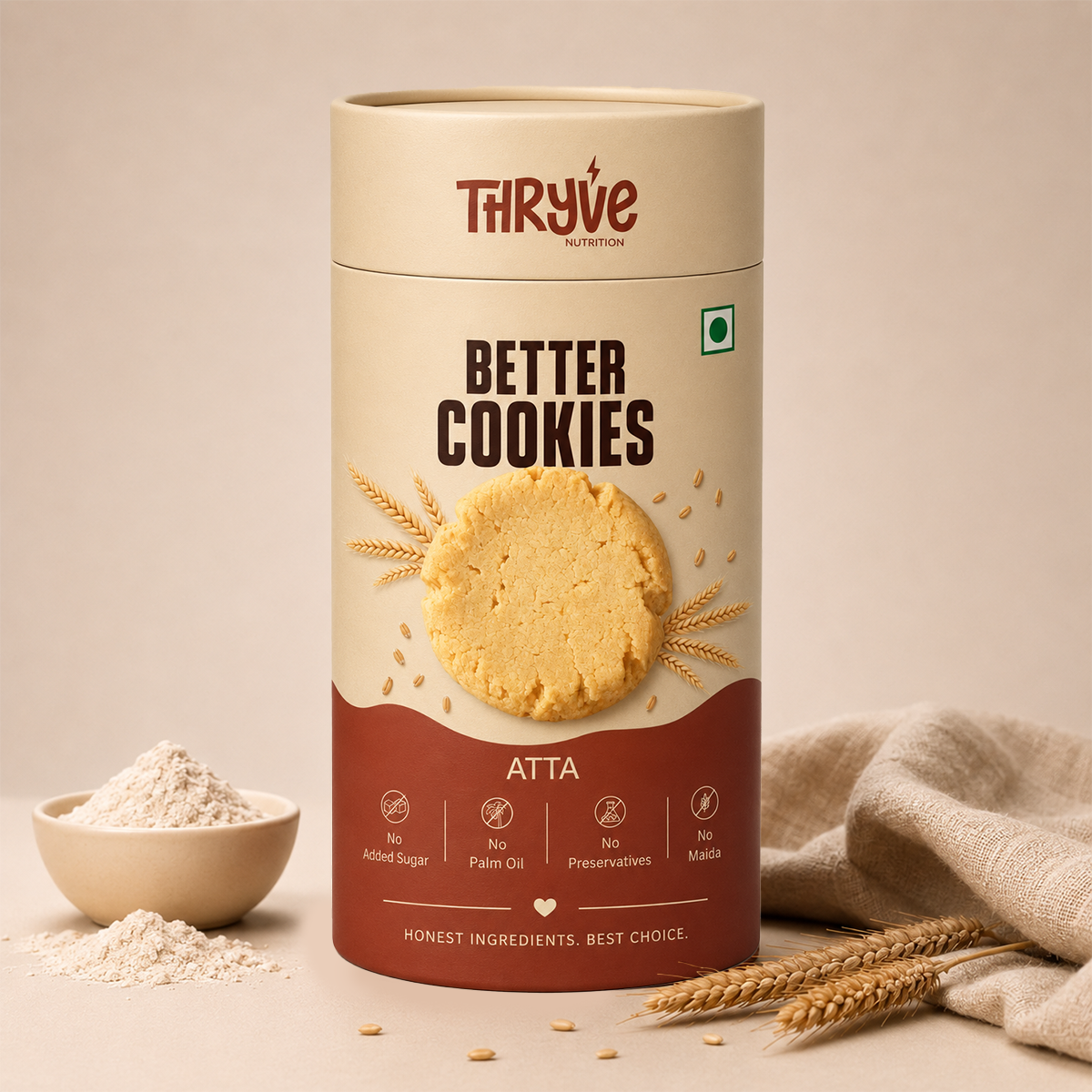 Atta Biscuits | Sugar-Free, Butter-Made, No Maida