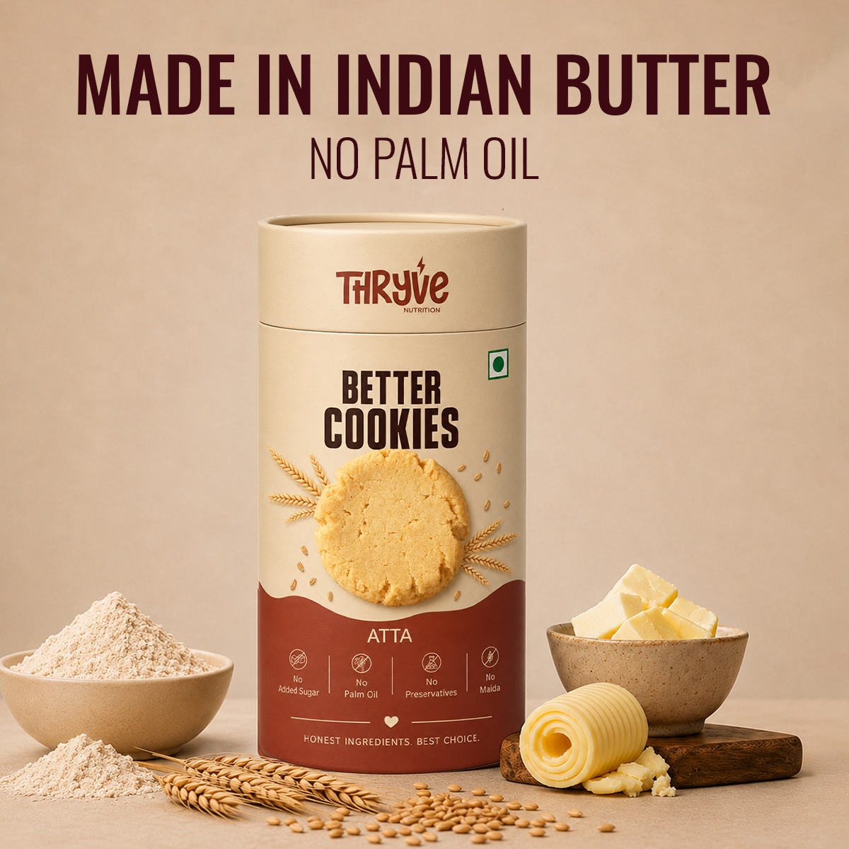 All 4 Flavours | Gift Pack | No Added Sugar, No Maida, Butter Made