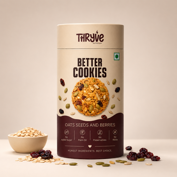 Oats Seeds & Berries | No Added Sugar, No Maida, Butter Made