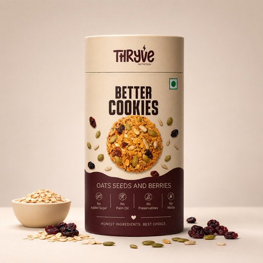 Oats Seeds & Berries Biscuits | Sugar-Free, Butter-Made, No Maida