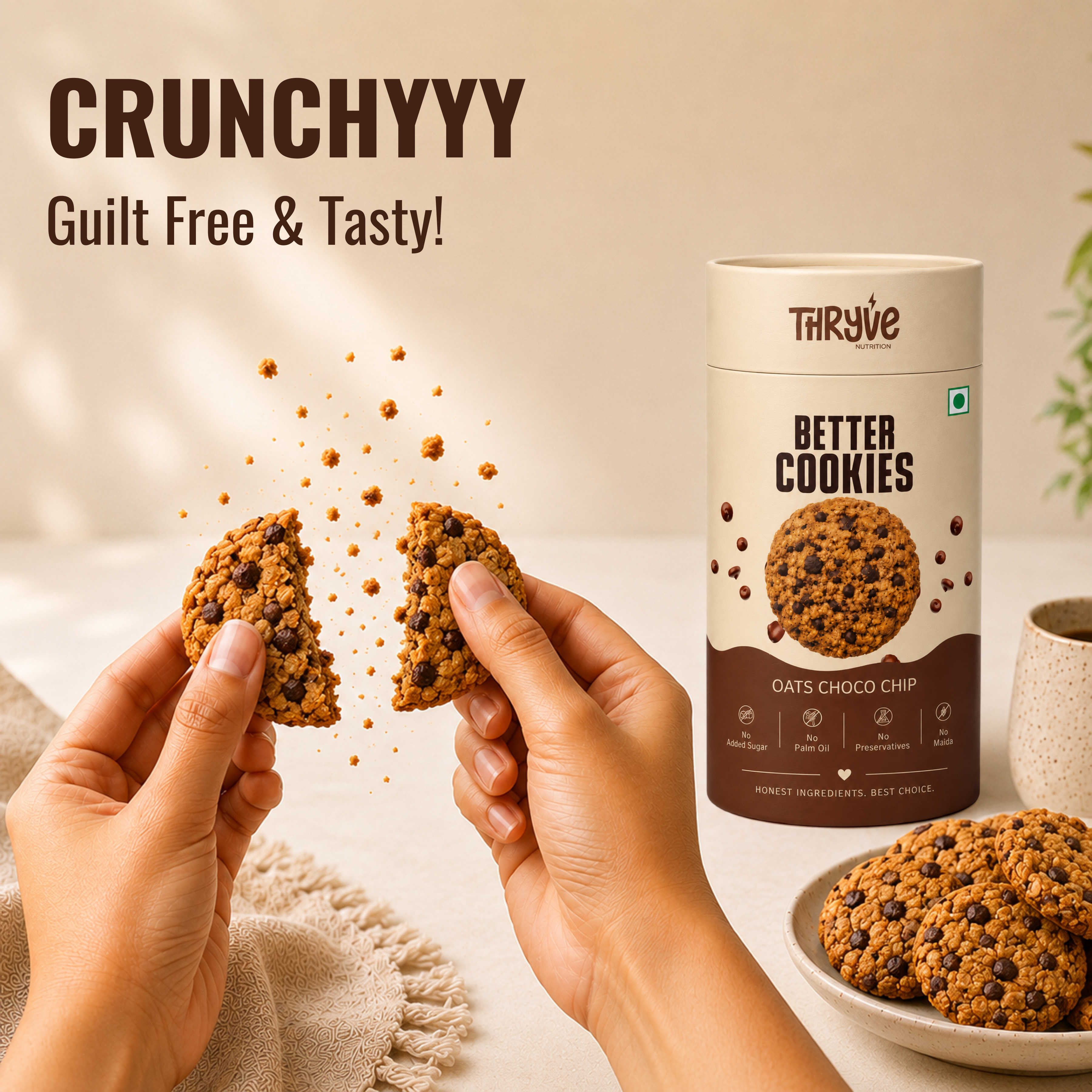 3 Flavours | Gift Pack | No Added Sugar, No Maida, Butter Made